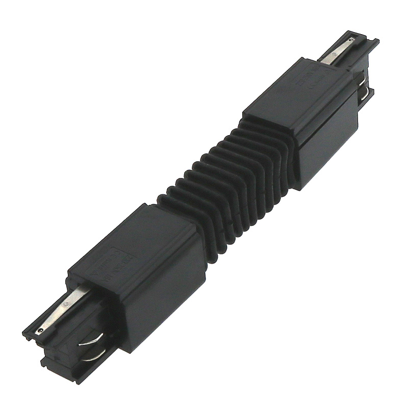 Conector Flexible Negro Para Carril Trif Sico Mercantil El Ctrico