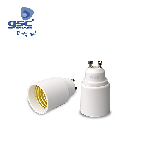 adaptador gu10 - e14 adaptador gu10 - e14 Garsaco