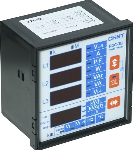 Analizador de redes digital 96x96mm 400Vca 