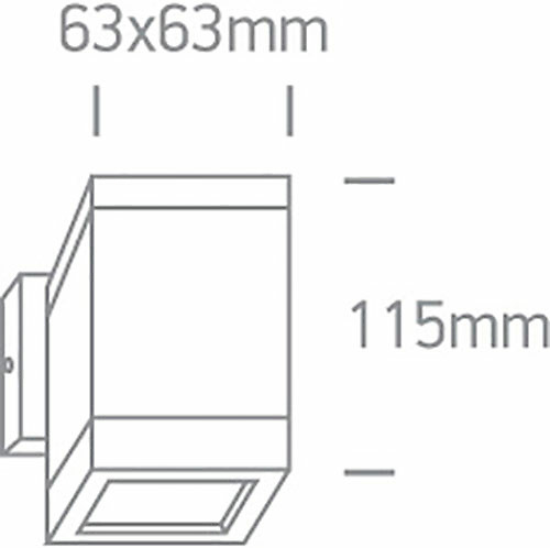 dimensiones-aplique-led-cuadrado-35w-gu10-mr16-superficie-aluminio-antracita-one-light-67130f-an 