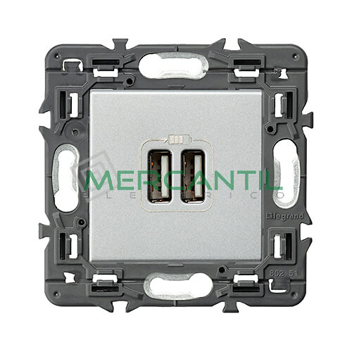 base-cargador-usb-doble-tipo-a-a-aluminio-valena-next-legrand-741331 