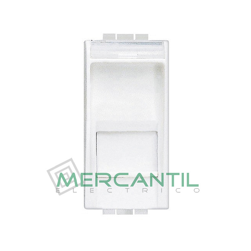 BTICINO Base RJ45 STP Categoria 6A n4279c6a BTICINO Toma de Datos Base RJ45 STP Categoria 6A 1 Mod Living Light