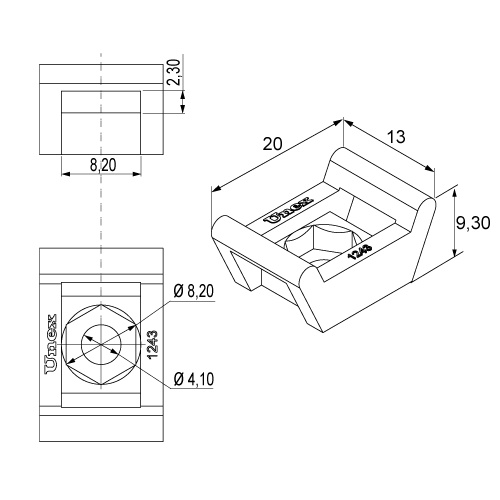 dimensiones-tacos-unex-u60x-1243-R dimensiones-tacos-unex-u60x-1243-R