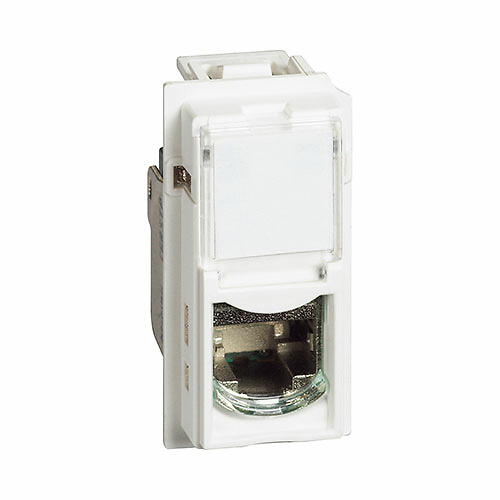 Bticino Base datos/telefonía RJ45 FTP categoria 6 Living Now KW4279C6F Bticino Base datos/telefonía RJ45 FTP categoria 6 1 módulo blanco Living Now