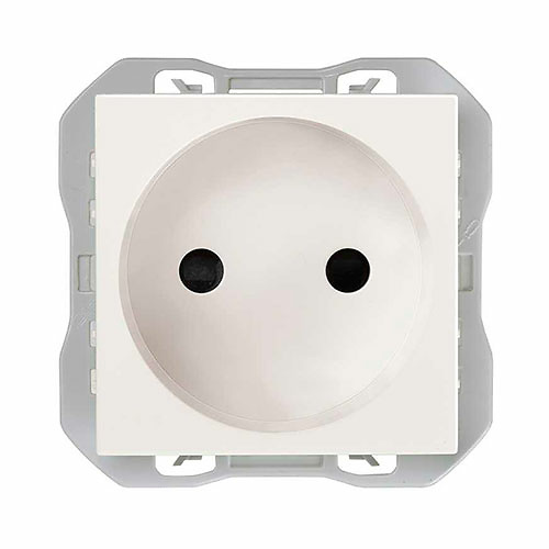 Base de enchufe Bipolar Simon 270 Blanco Base de enchufe Bipolar Simon 270 Color Blanco