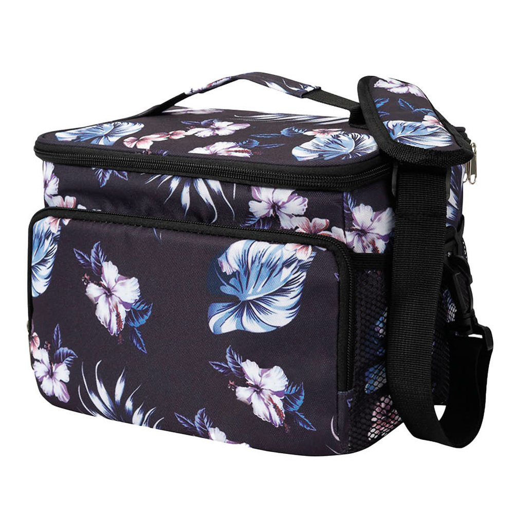 bolsa-termica-porta-alimentos-85l-negra-con-flores-401055008 bolsa-termica-porta-alimentos-85l-negra-con-flores-401055008