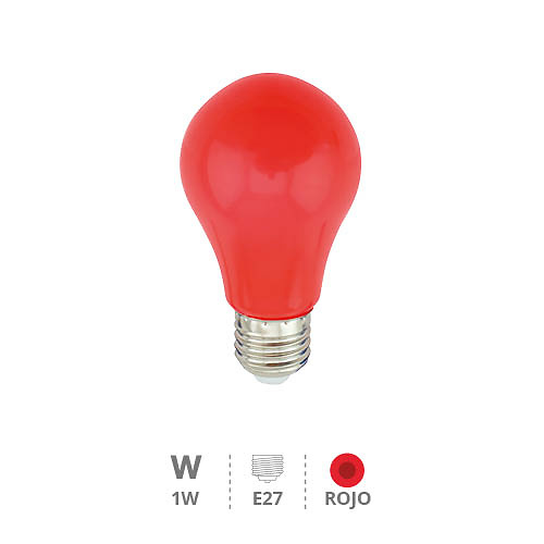 bombilla-led-estandar-1w-e27-rojo-200605010 bombilla-led-estandar-1w-e27-rojo-200605010