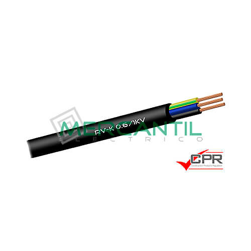 CABLE NEGRO RV-K 0,6/1KV 2X16 CABLE NEGRO RV-K 0,6/1KV 2X16 100 metros