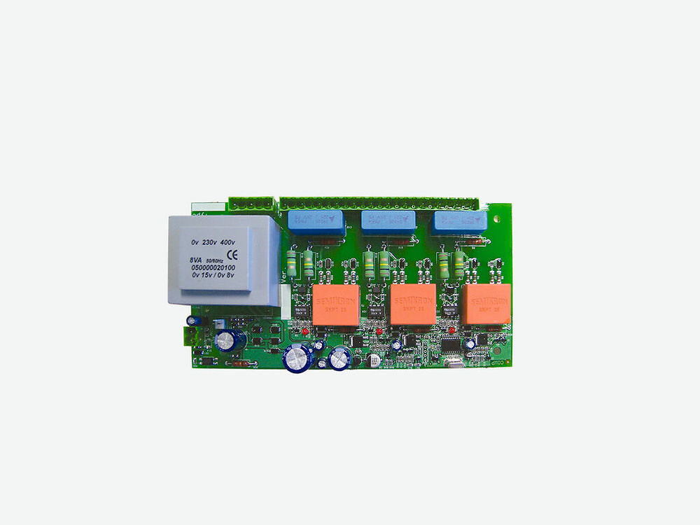 CPC3i - 4T, laca tiristores, Placa de control de paso por zero (para módulos EMF / EMB) CPC3i - 4T, laca tiristores, Placa de control de paso por zero (para módulos EMF / EMB)