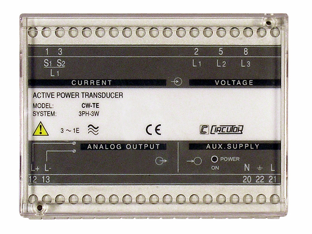 CW-TE Out1,3, Convertidor de potencia activa CW-TE Out1,3, Convertidor de potencia activa