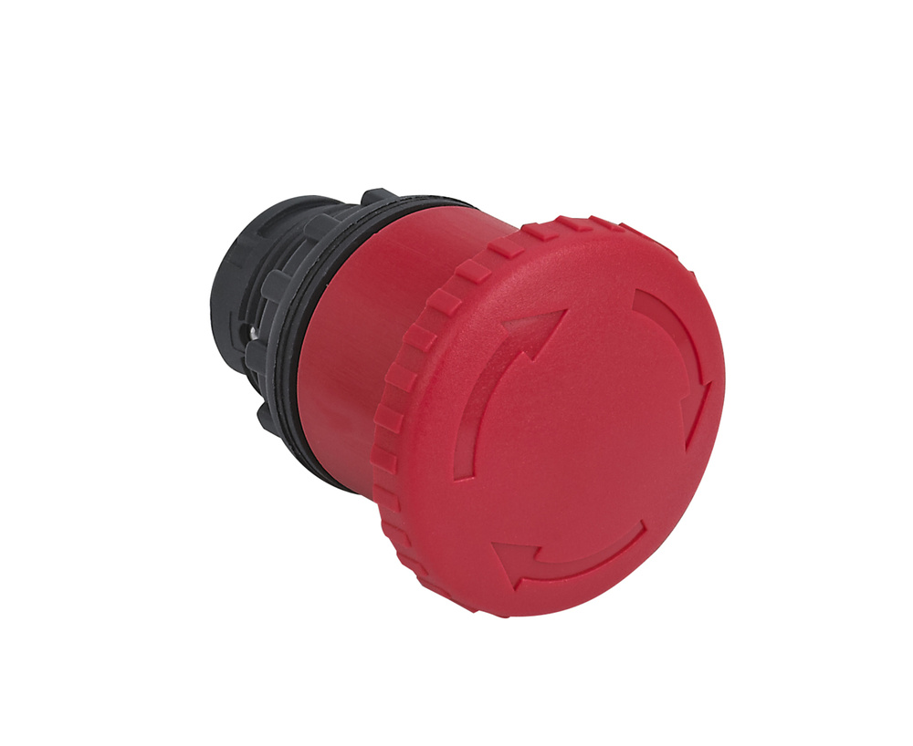 Cabeza pulsador seta con giro d:40mm rojo (SIN cuerpo ni contactos) 