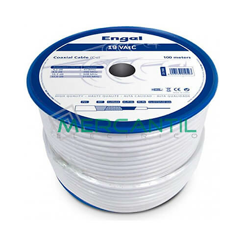 cable-coaxial-COAXIALPVC-1 Cable Coaxial PVC ECONOMICO - 100 Metros