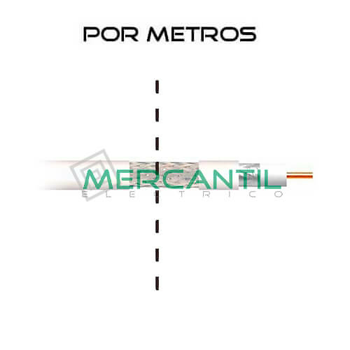 cable-coaxial-COAXIALPVCCUT Cable Coaxial PVC ECONOMICO