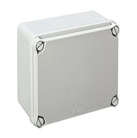 cajas registro estanca IDE ex111 Caja de registro estanca sin conos 108x108x64 IP65 IP67 IDE. Caja estanca para instalación en superficie.