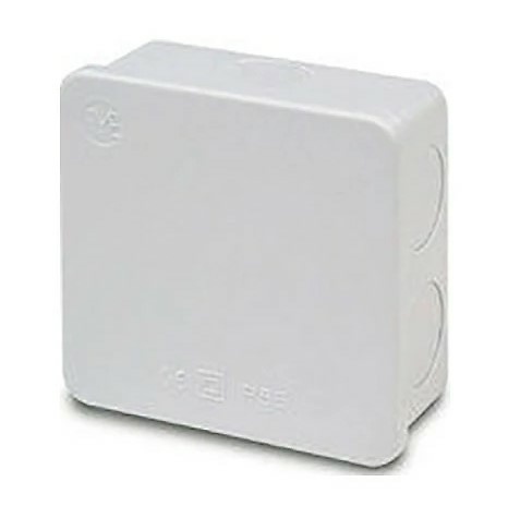 caja eléctrica estanca ex088-IDE Caja eléctrica estanca sin conos 84x84x50 IP66 IDE. Caja estanca para instalación en superficie.