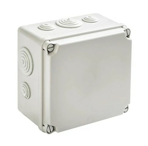 caja-registro-estanca-EV171 IDE Caja eléctrica estanca con conos 175x151x95 IP54 IDE. Caja estanca para instalación en superficie