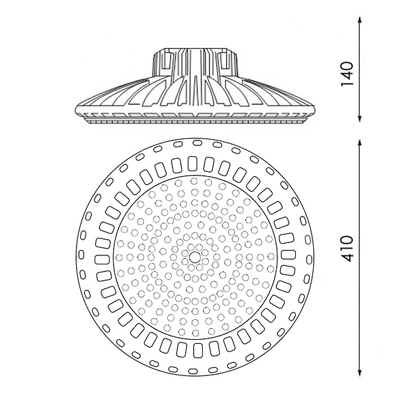 Campana UFO LED Inspire 200W 