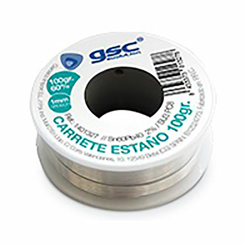 Carrete de estaño 100gr 1mm GSC 