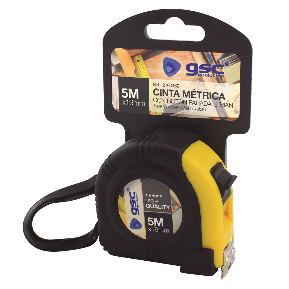 Cinta Metrica recubierta Goma con Iman - 19mm - 5M Cinta Metrica recubierta Goma con Iman - 19mm - 5M