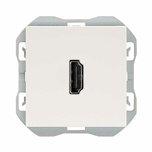 Conector HDMI Simon 270 Blanco Conector HDMI H-H Simon 270 Color Blanco