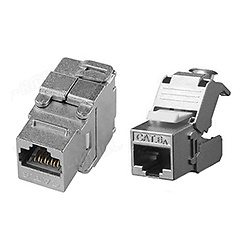 Conector Hembra FTP CAT6 180º Auto Crimpable Conector Hembra FTP CAT6 180º Auto Crimpable Mercantil Eléctrico