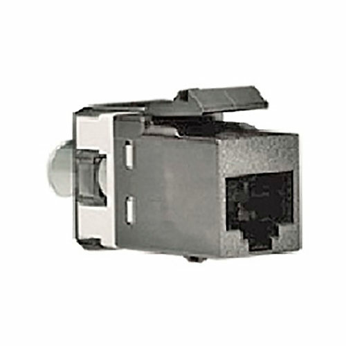 Conector RJ45 categoria 6 AMP 8 vias negro Mec 18 BJC 