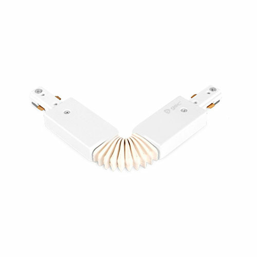 Conector flexible 3 vias para foco carril LED blanco GSC 