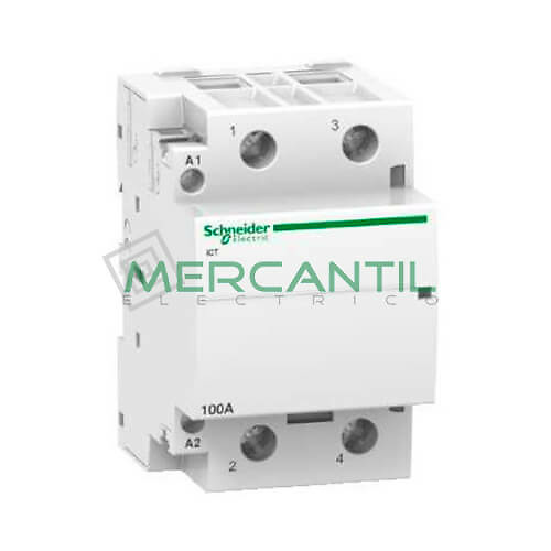 contactor a9c20882 Contactor 2 Polos Corriente Nominal 100A iCT SCHNEIDER ELECTRIC.