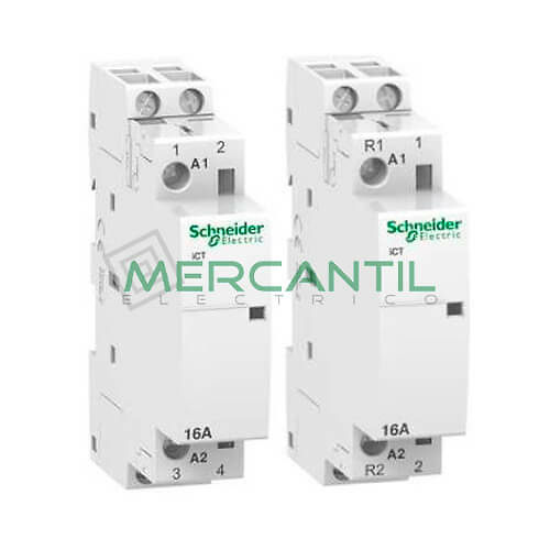 contactor a9c22712 Contactor SCHNEIDER 2 Polos 16A iCT