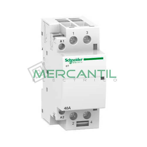 contactor a9c20842 Contactor 2 Polos Corriente Nominal 40A iCT SCHNEIDER ELECTRIC.