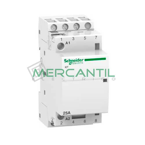 contactor a9c20833 Contactor 3 Polos Corriente Nominal 25A iCT SCHNEIDER ELECTRIC.