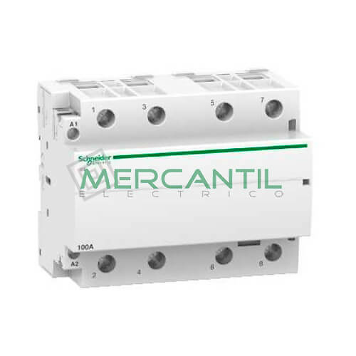 contactor a9c20884 Contactor 4 Polos Corriente Nominal 100A iCT SCHNEIDER ELECTRIC