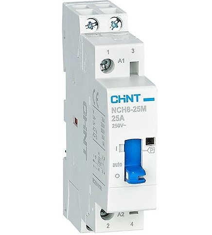 Contactor modular con Selector de Función y Accesoriable - 1NA+1NC -16A - 24V - 50/60Hz 