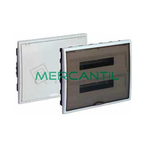 caja eléctrica de distribucion-empotrar-8206 Cuadro eléctrico de Empotrar 2 Filas 40 Elementos 320x400x72 Arelos SOLERA.