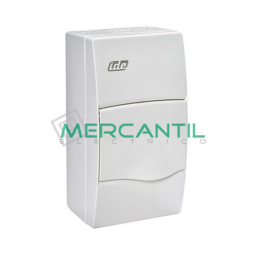 cuadro eléctrico de superficie BV4PO Cuadro eléctrico de Superficie 1 Fila y 4 Módulos IP40 Combi IDE