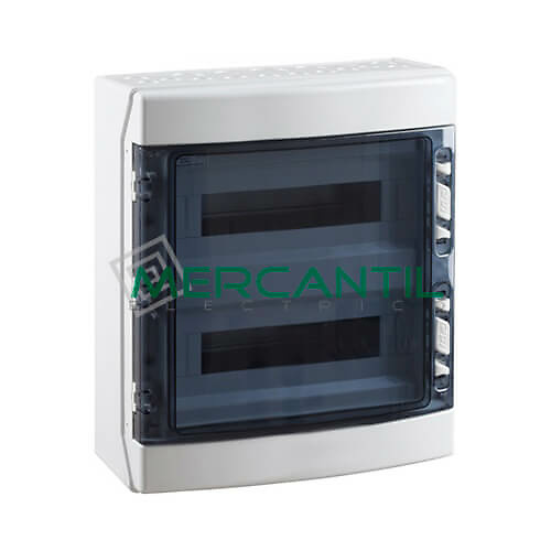 cuadro eléctrico ecology-CDN36PT2F Cuadro de Superficie Estanco 2 Filas y 36 Modulos IP65 Ecology IDE