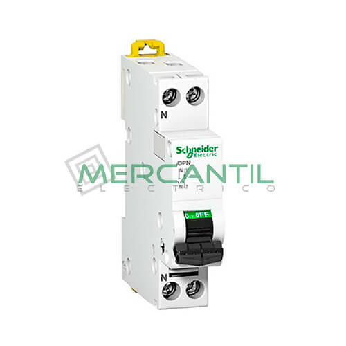 dpn a9n21644 DPN-F 1Polo + Neutro Intensidad 10A Sector Residencial-Terciario SCHNEIDER ELECTRIC.