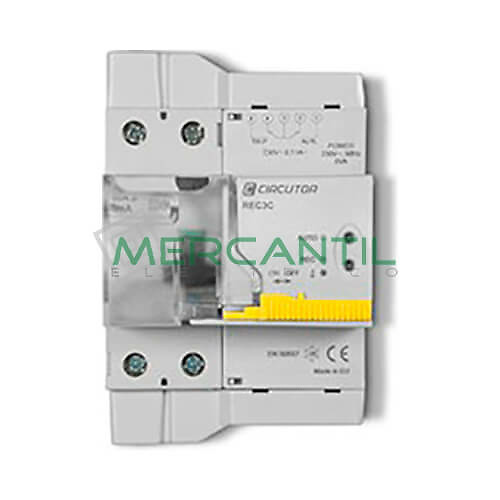 diferencial-rearmable-2p-rec3-circutor Diferencial rearmable 2 polos 63a 30ma rec3 marca circutor.