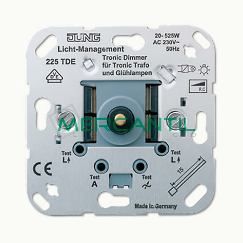 Dimmer Giratorio con Conmutador 20-525VA/W LS990 JUNG 