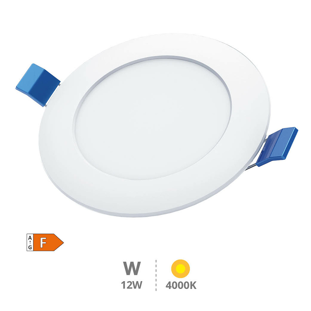 Downlight empotrable LED redondo Belur 6W 4000K Blanco 