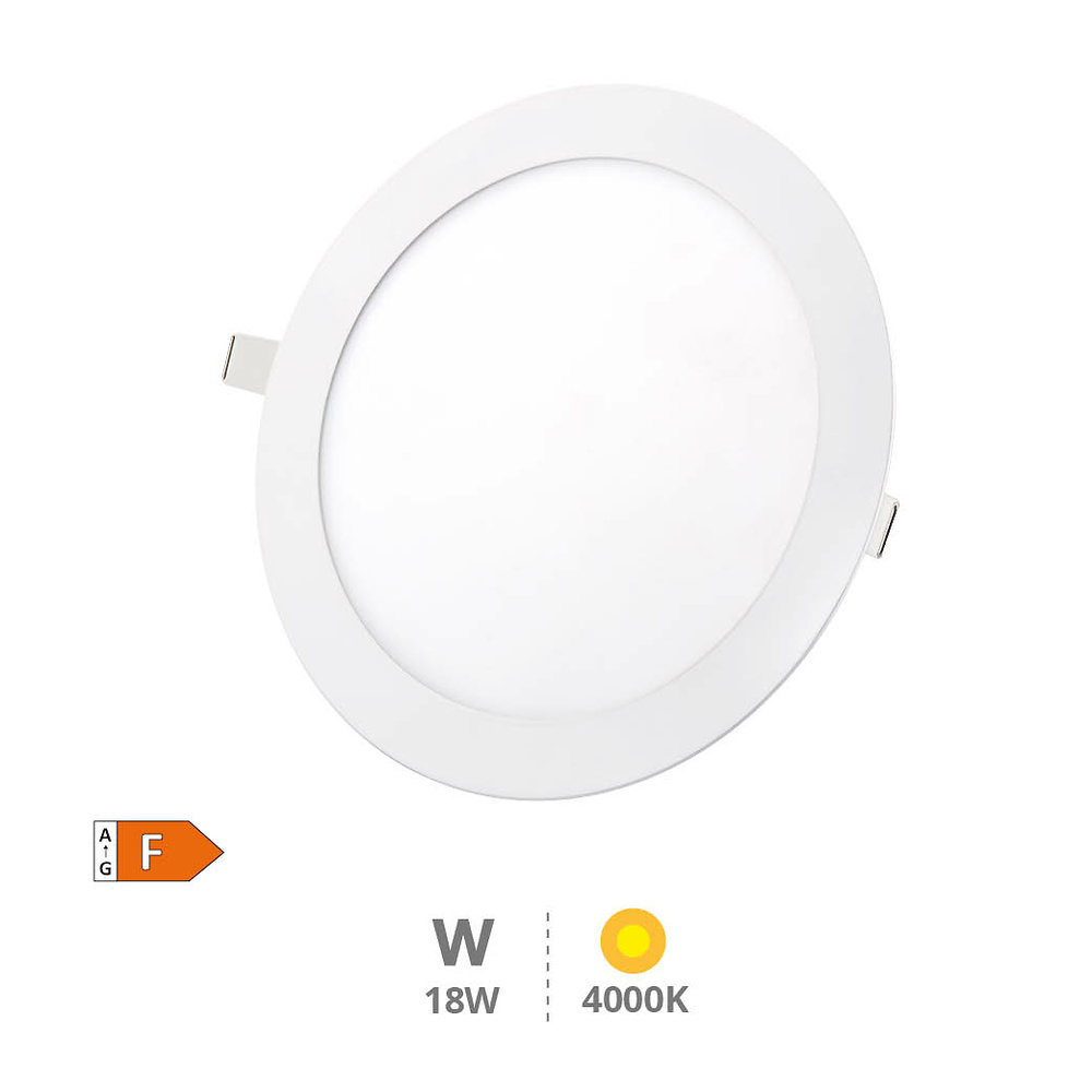 Downlight empotrable LED redondo Virey 18W 4000K Blanco 