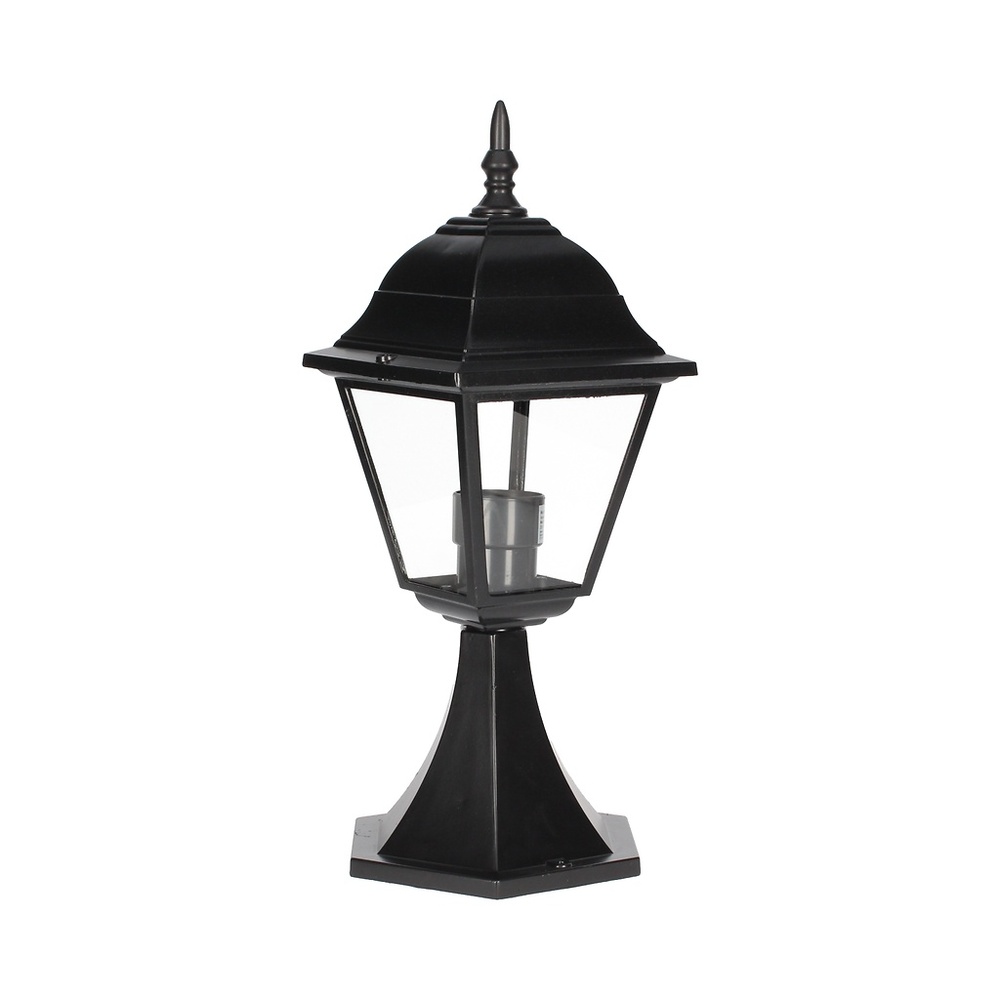 Farol de jardín Aluminio sobremuro E27 60W - Negro Farol de jardín Aluminio sobremuro E27 60W - Negro GSC