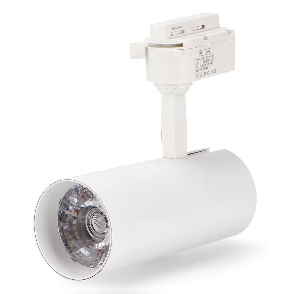 foco-led-para-carril-white-aras-30w-monofasico-cct-lm3161 foco-led-para-carril-white-aras-30w-monofasico-cct-lm3161