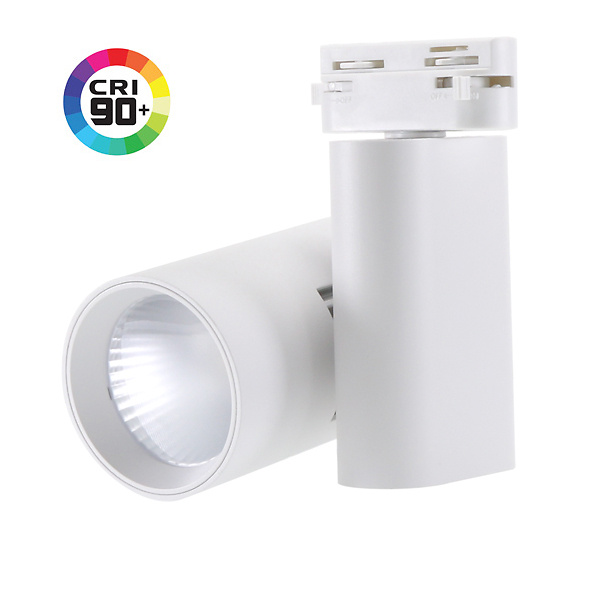 Foco LED para carril White Bernado 40W Monofásico 