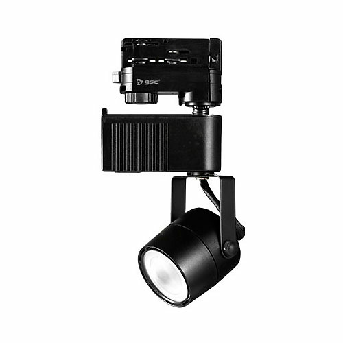 Foco carril LED 3 fases 28W 3000k negro GSC 