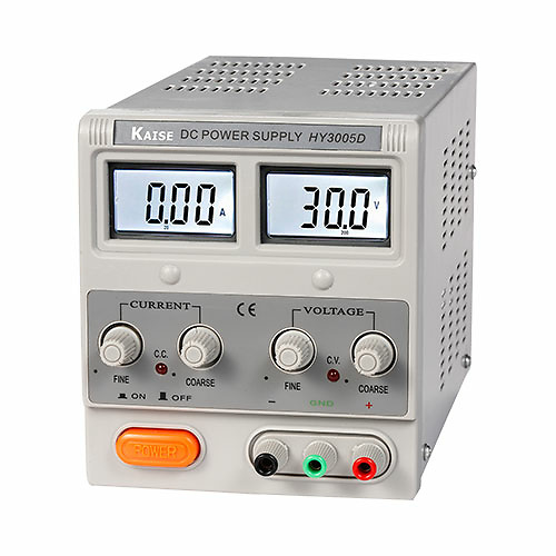 Fuentes de alimentación HY3005D Kaise Fuente de alimentación Kaise 2 x LCD 999 cuentas,