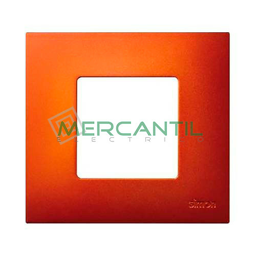 simon marco mecanismos color naranja artic 2700617-082 SIMON 27 Play marco mecanismos eléctricos color Naranja Artic