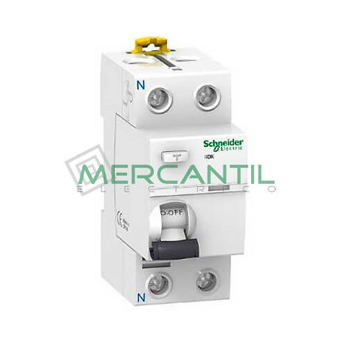 diferencial 2 polos a9r60225 Interruptor Diferencial 2 Polos Corriente 25A 30mA ilD SCHNEIDER ELECTRIC