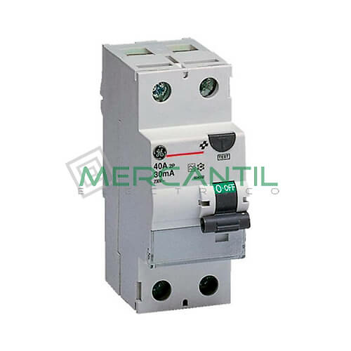 interruptor diferencial-fp-2p-604250 Interruptor Diferencial 2Polos 25A FP Sector Residencial-Terciario GENERAL ELECTRIC.