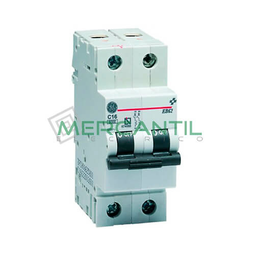 interruptor magnetotérmico-eb60-674062 Interruptor Magnetotérmico 1P+N 32A EB60 Sector Residencial GENERAL ELECTRIC